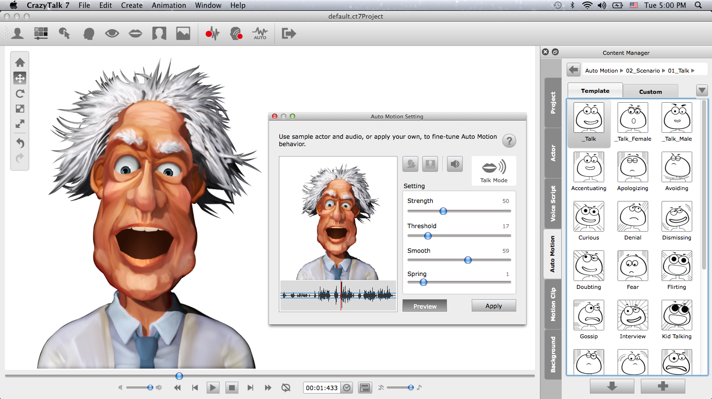 Reallusion CrazyTalk PRO (Mac Version) software