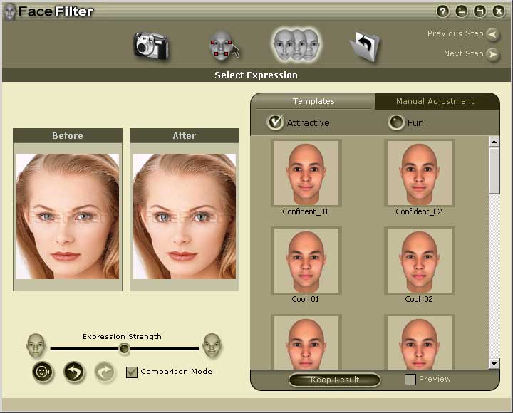 Screenshot of FaceFilter - Photo Editor 1.0